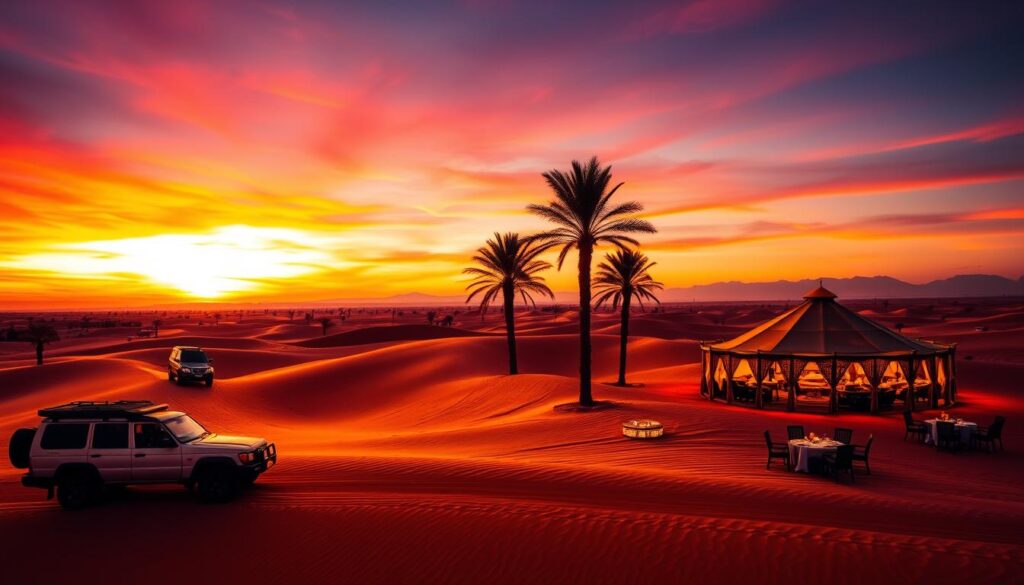 evening desert safari Dubai