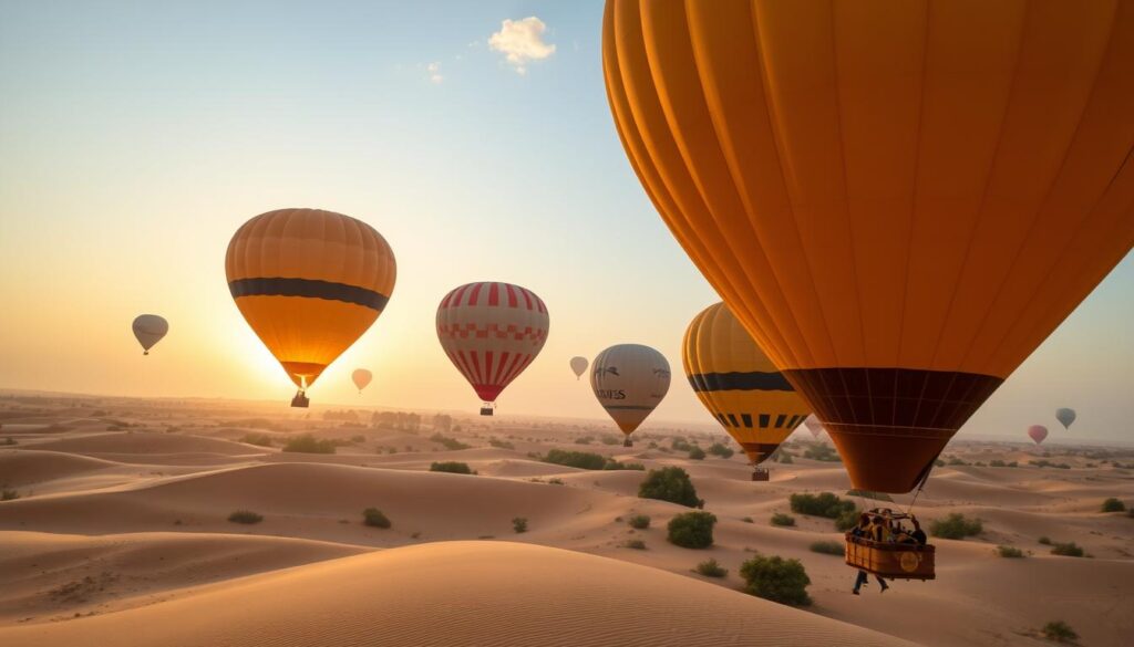 ideal months for Hot Air Balloon Dubai